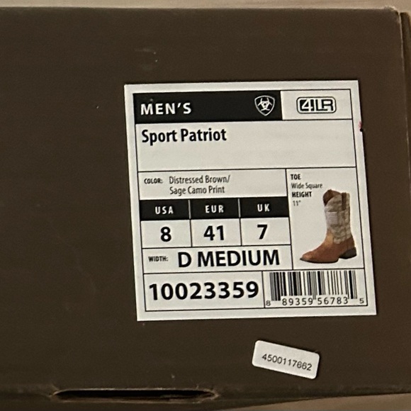 Ariat Sport Patriot Cowboy Boots - Picture 5 of 5